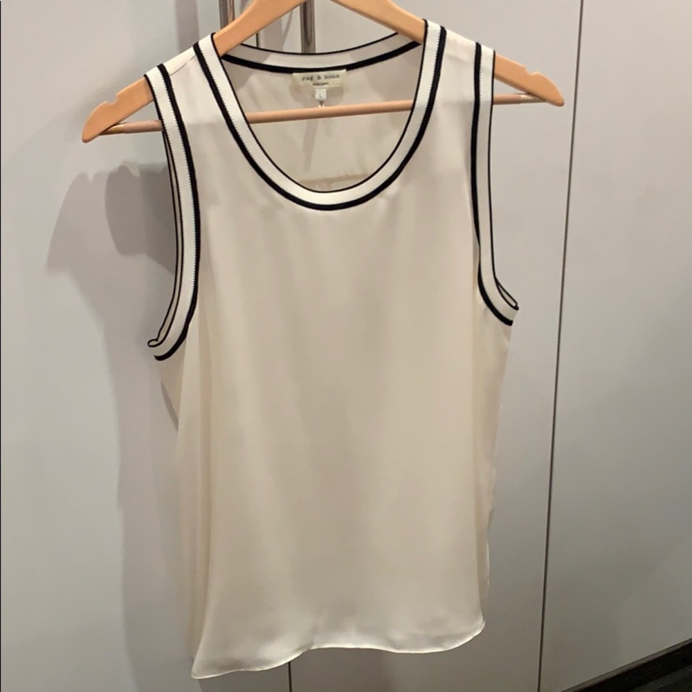 Rag & Bone Silk Split Tank